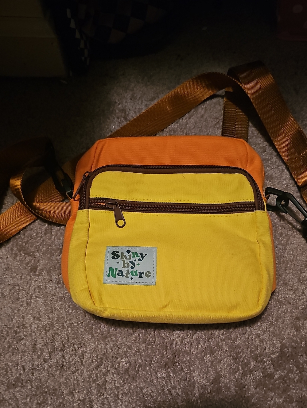 Yellow & Orange Crossbody Bag for Women
